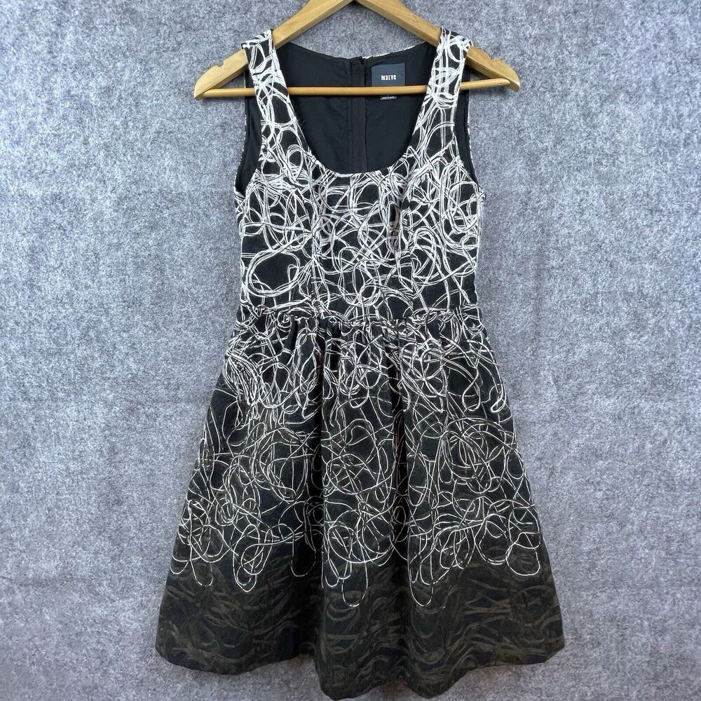Maeve Dress Womens 0 Black Classic Goth Spider Webs Witchy Halloween‎ Wednesday